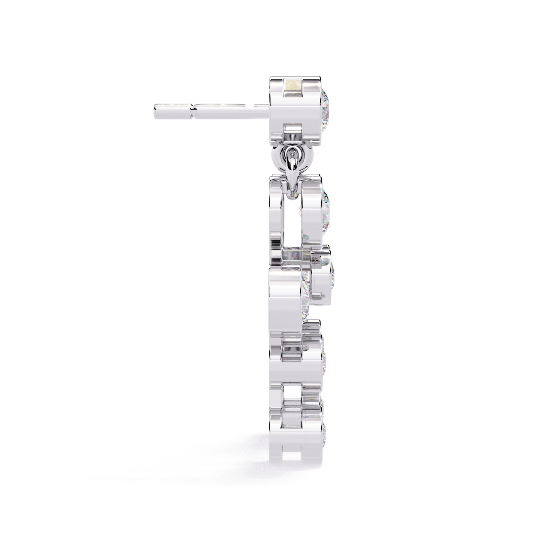 Stellar Line Drops (925 Sterling Silver base)