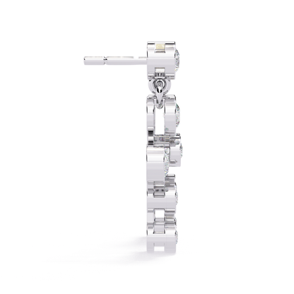 Stellar Line Drops (925 Sterling Silver base)