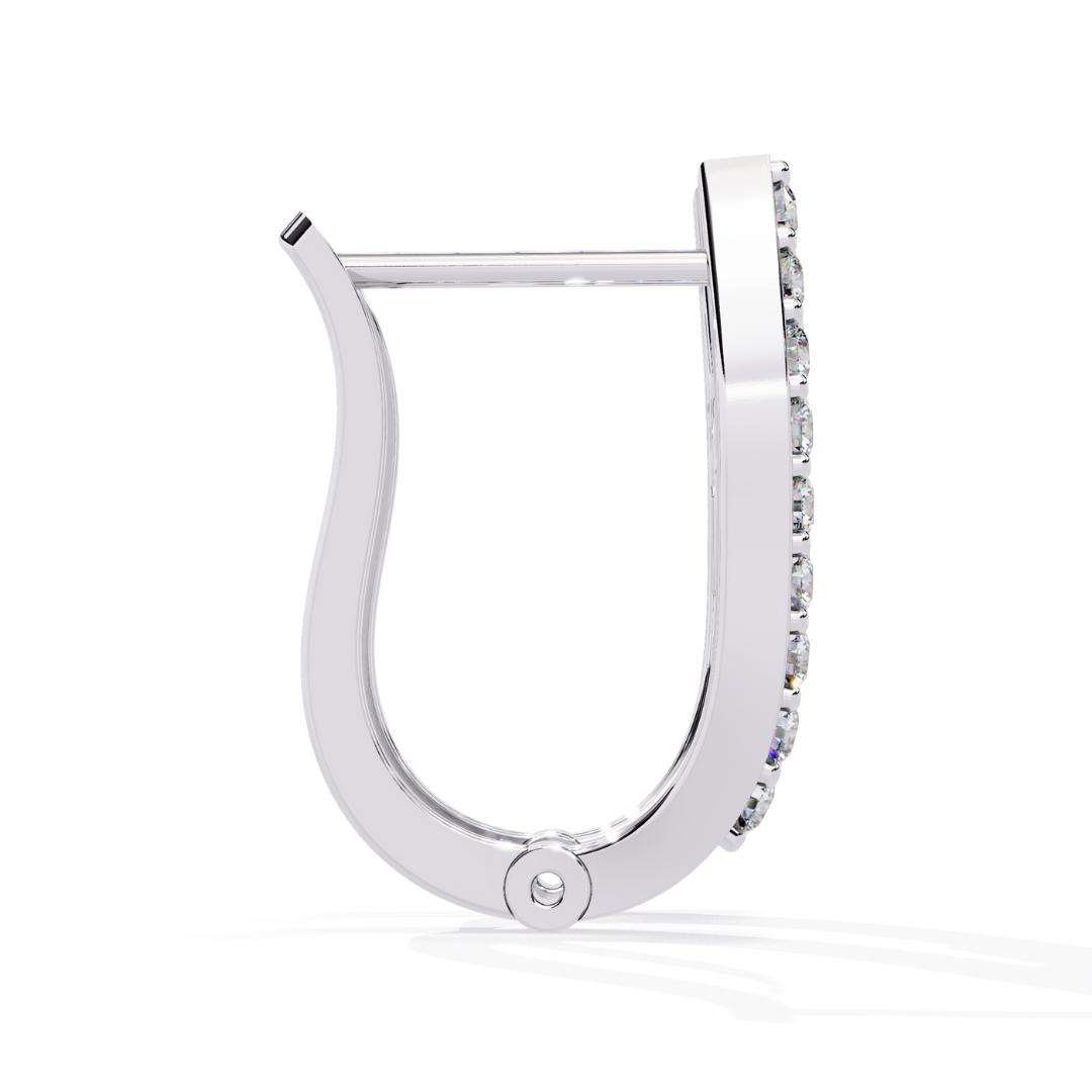 Vela Hoop Earrings (925 Sterling Silver base)