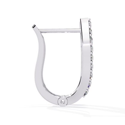 Vela Hoop Earrings (925 Sterling Silver base)