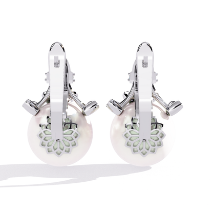 Pearl Muse Earrings (925 Sterling Silver base)