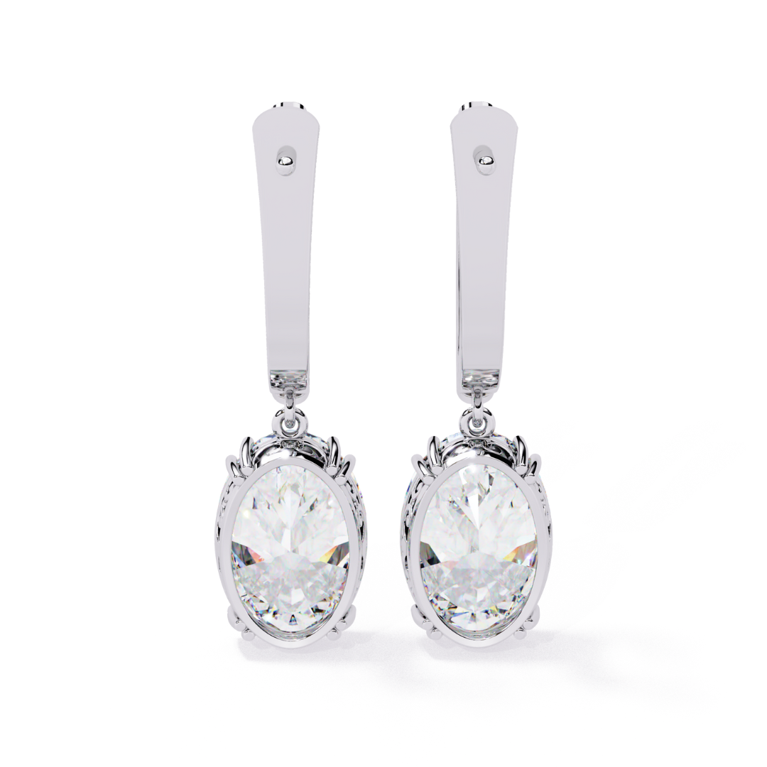 Serene Drop Earrings (925 Sterling Silver base)