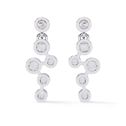 Stellar Line Drops (925 Sterling Silver base)