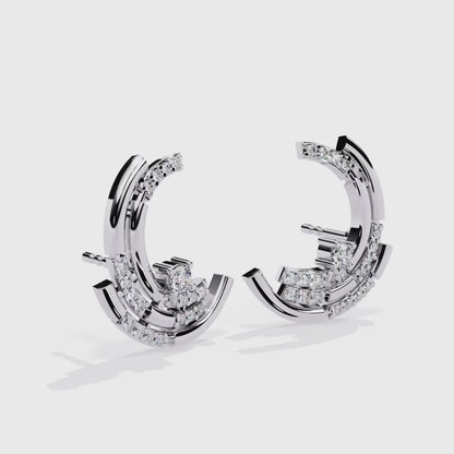 Solara Curve Studs